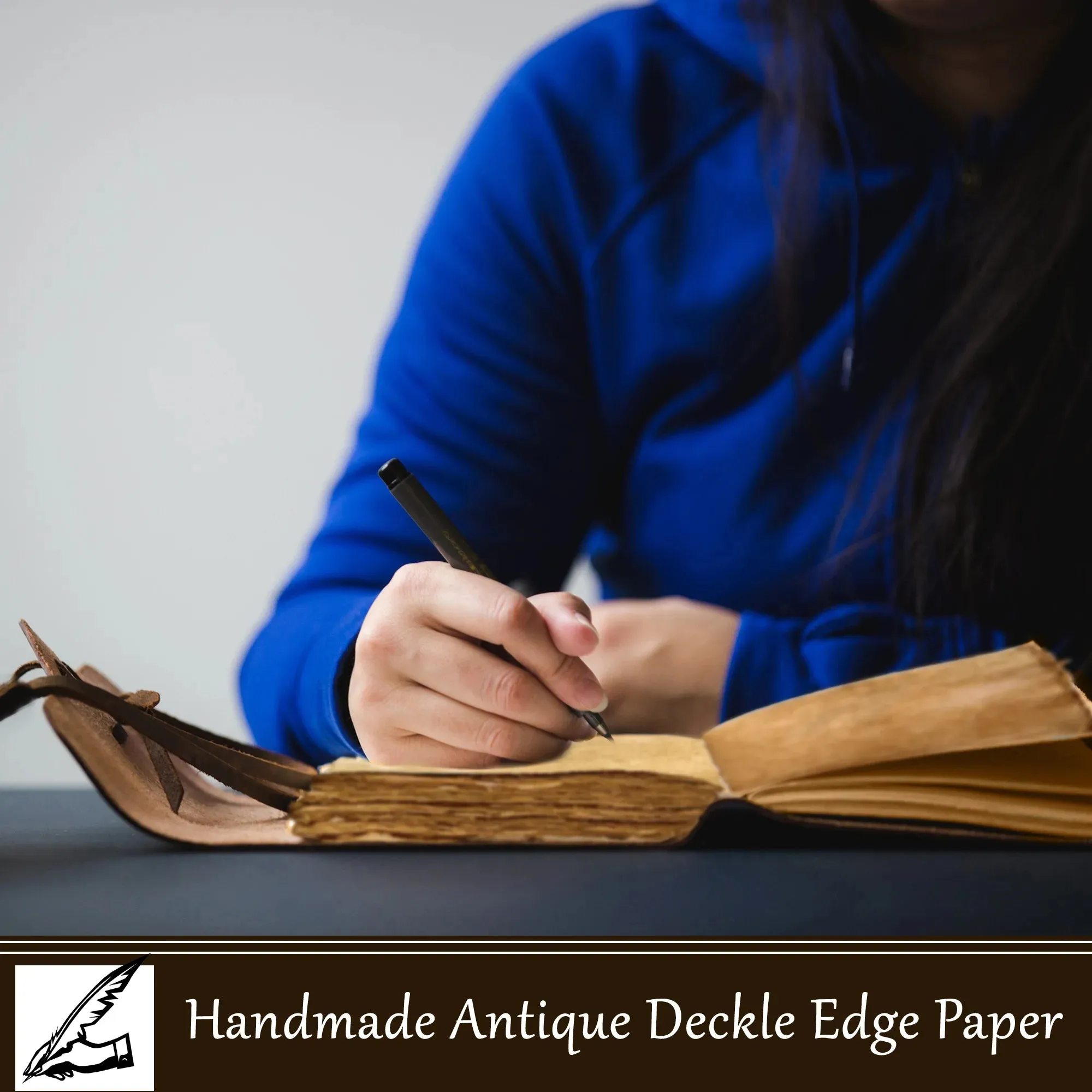 Leather Bound Journal - Handmade