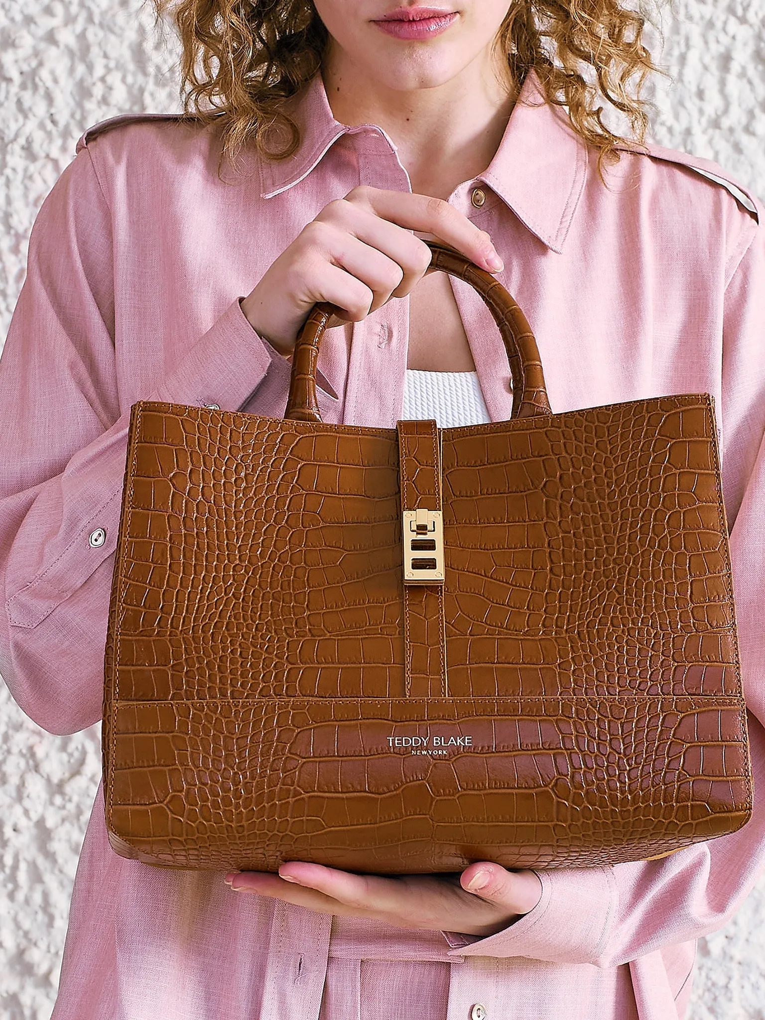 Lola Croco 12" - Camel Brown