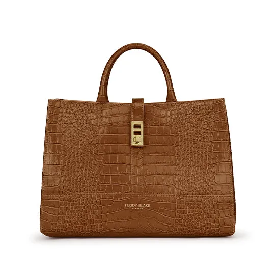 Lola Croco 12" - Camel Brown