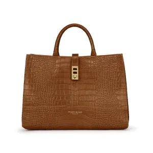 Lola Croco 12" - Camel Brown