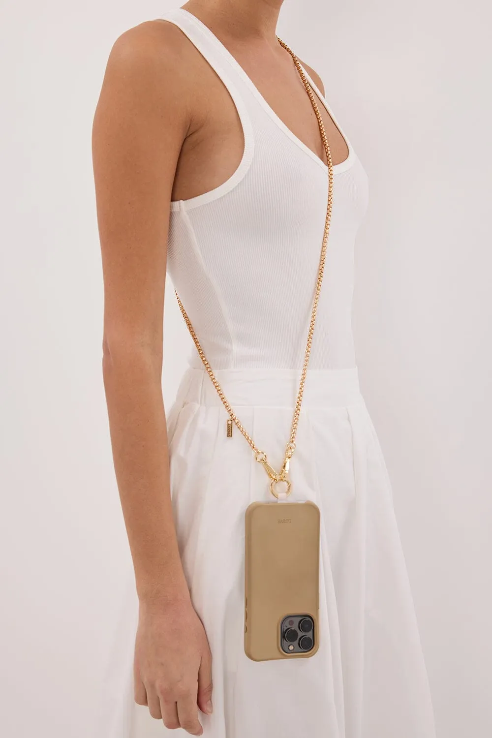 LOUVE COLLECTION GOLD GAIA CHAIN