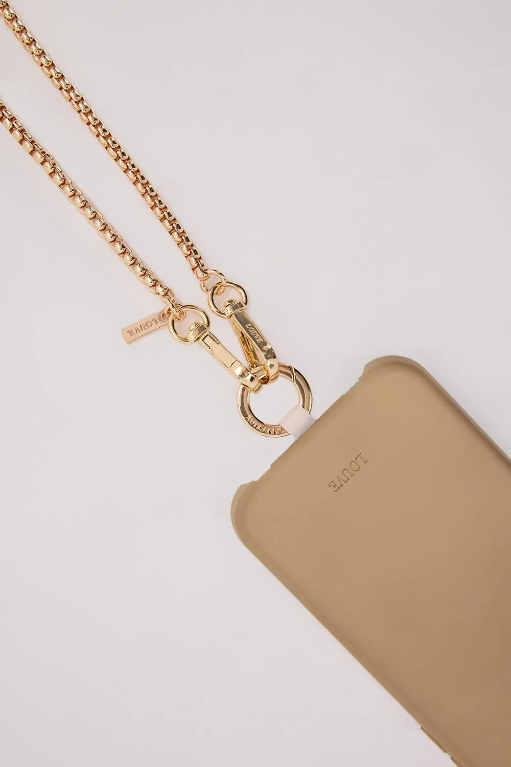 LOUVE COLLECTION GOLD GAIA CHAIN