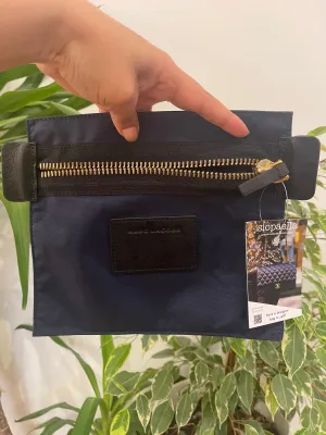 Marc Jacobs Navy Canvas Pouch