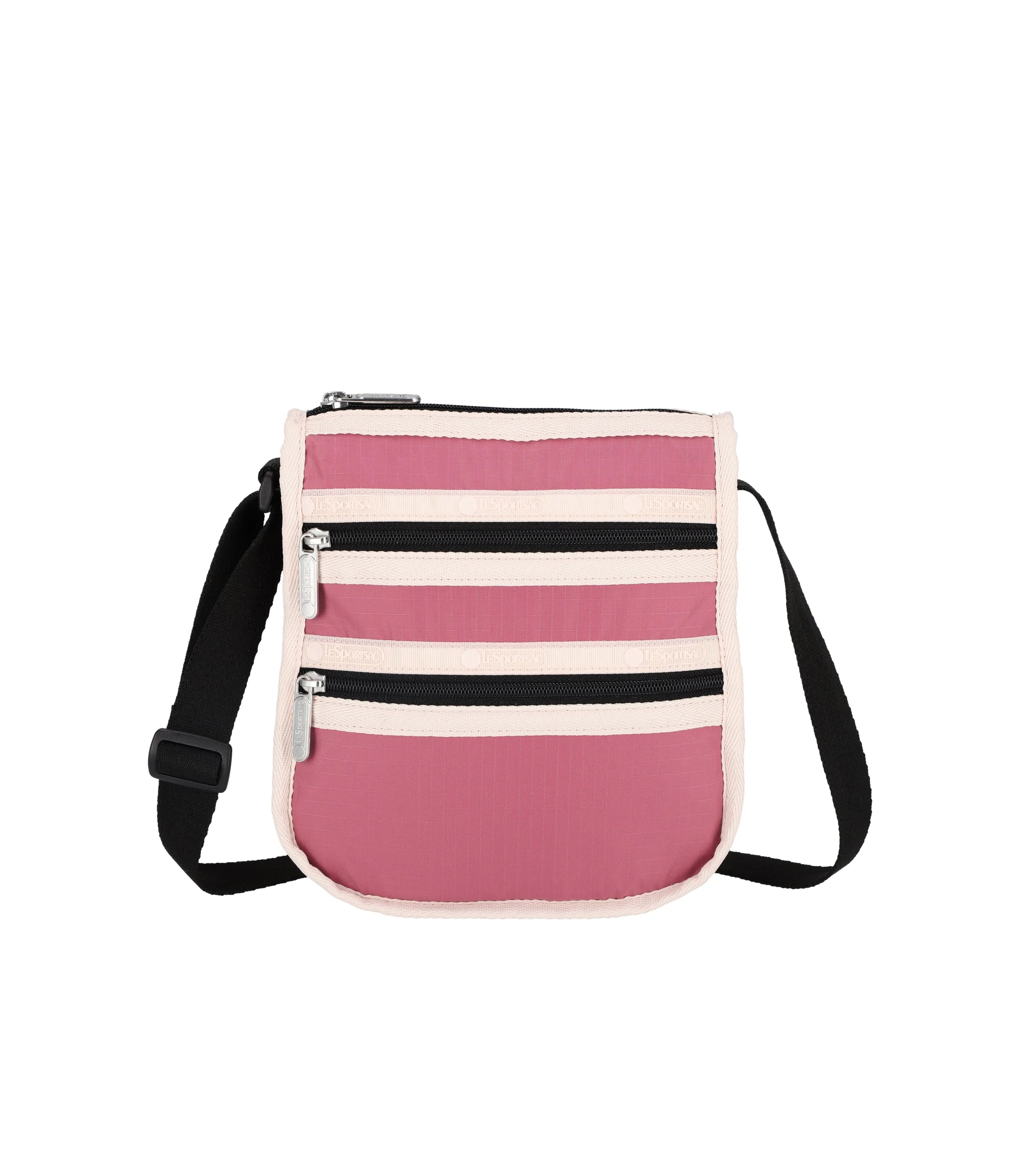 Medium 3-Zip Crossbody