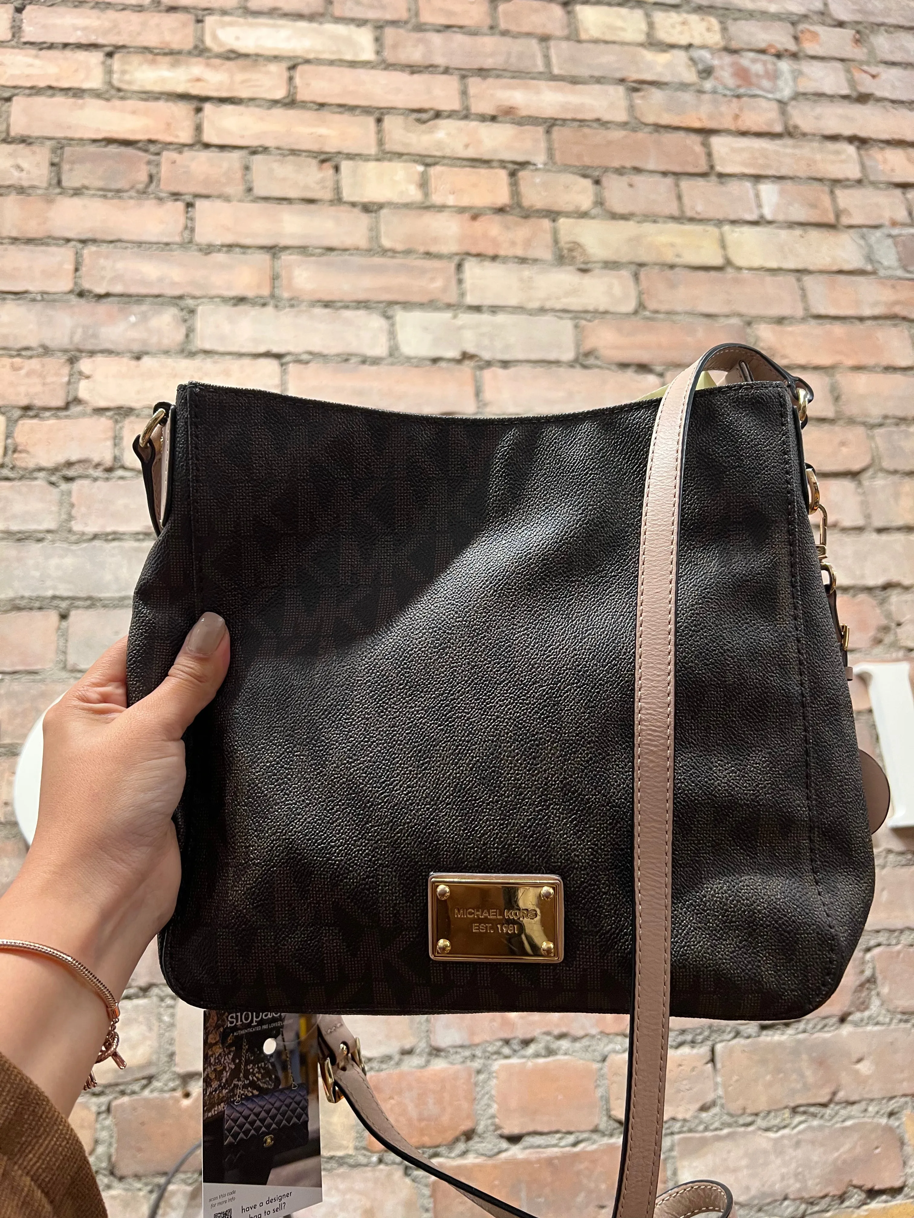 Michael Kors Monogram Canvas Crossbody