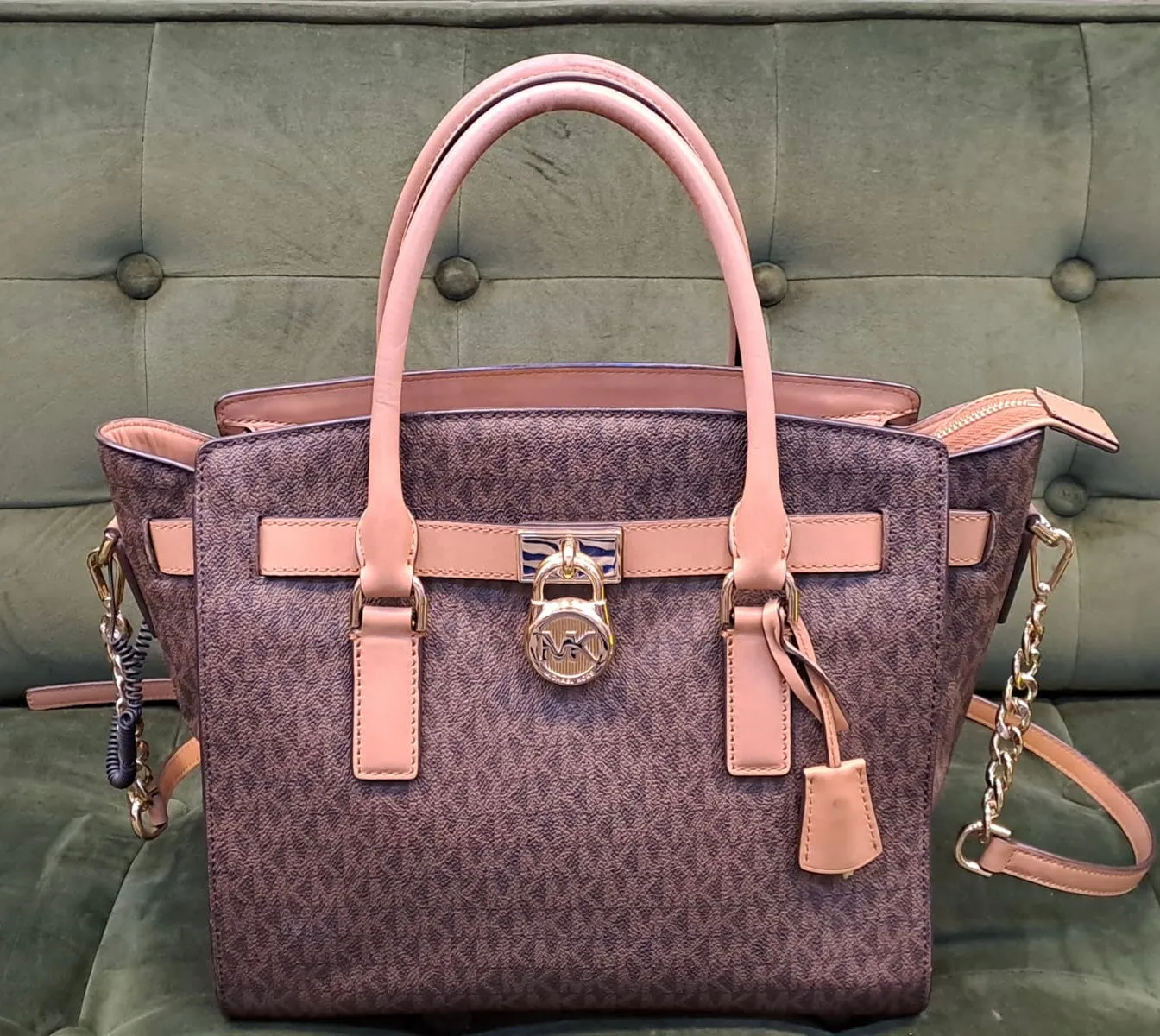 Michael Kors Monogram Canvas Tote