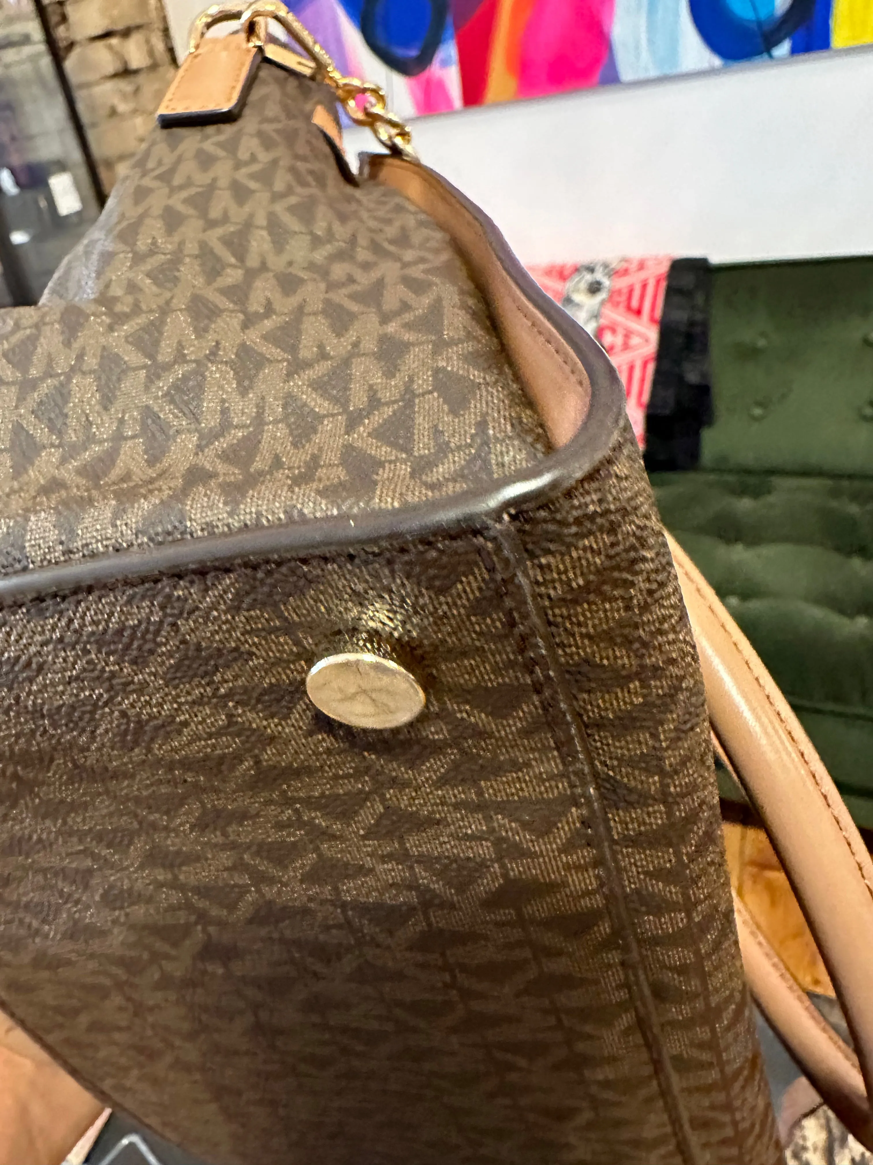 Michael Kors Monogram Canvas Tote