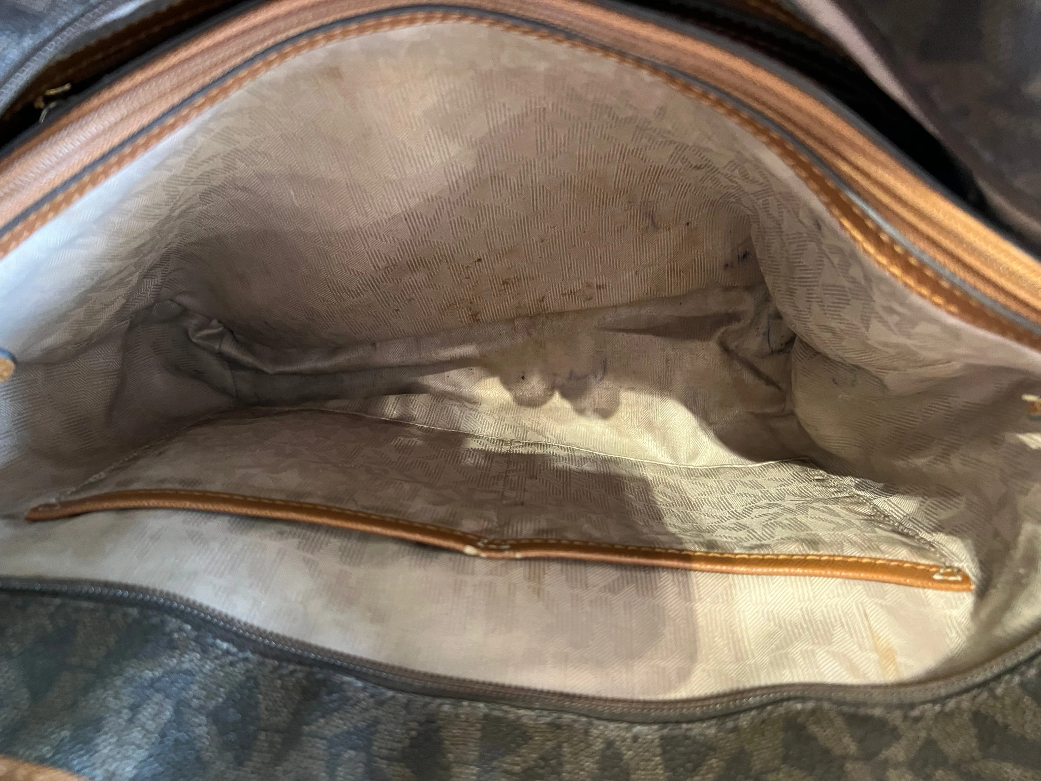 Michael Kors Monogram Canvas Tote