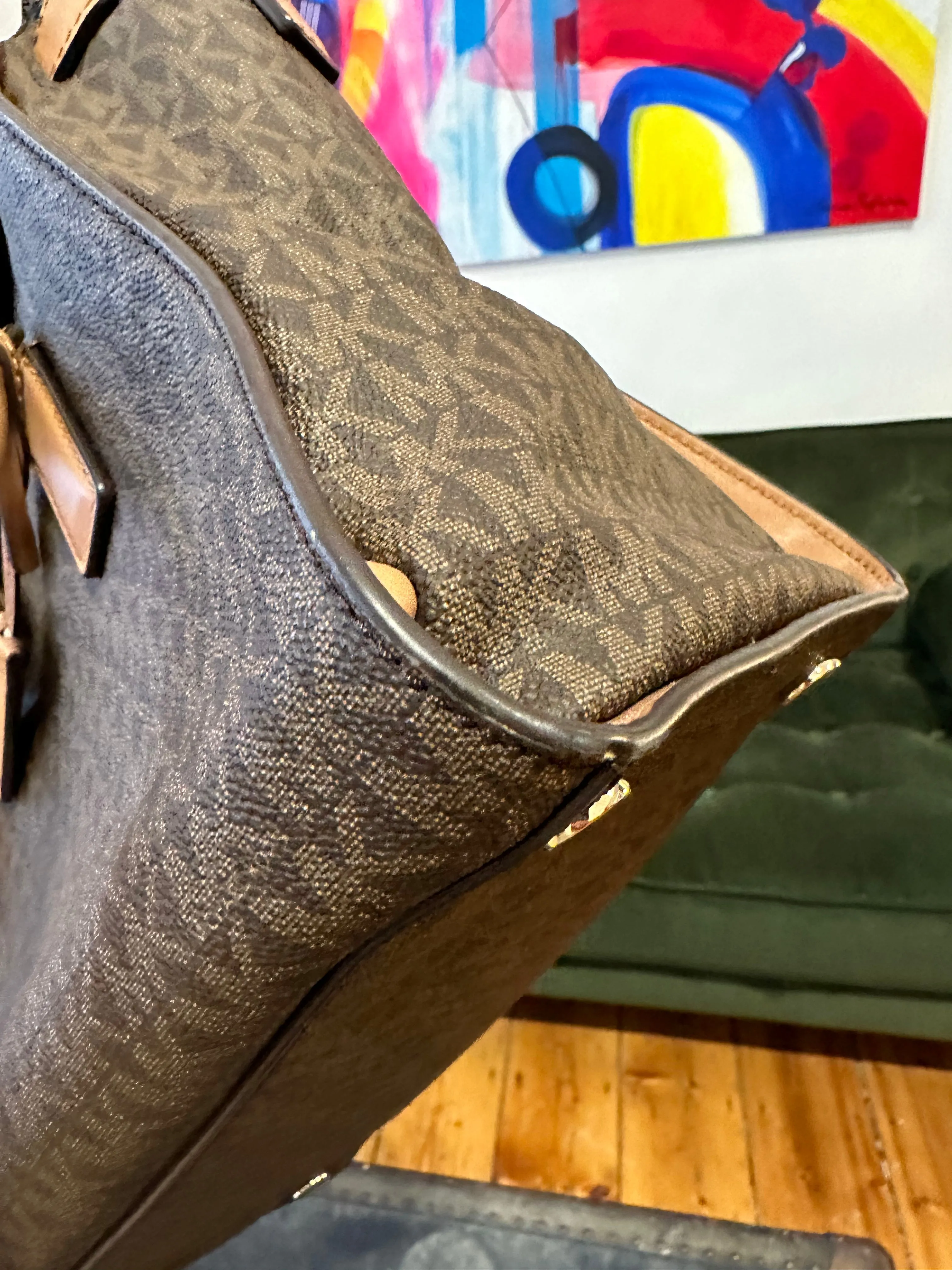 Michael Kors Monogram Canvas Tote
