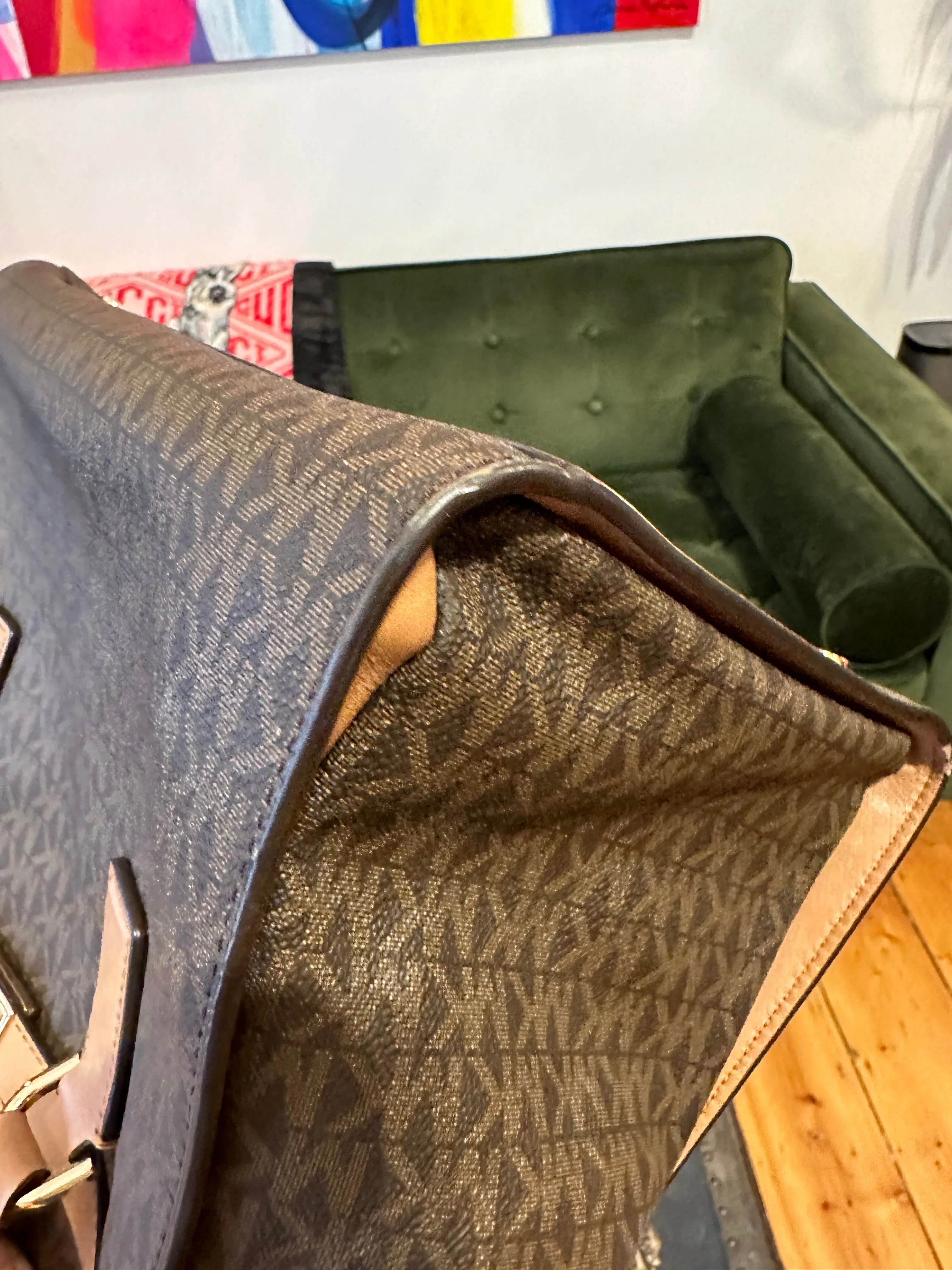 Michael Kors Monogram Canvas Tote