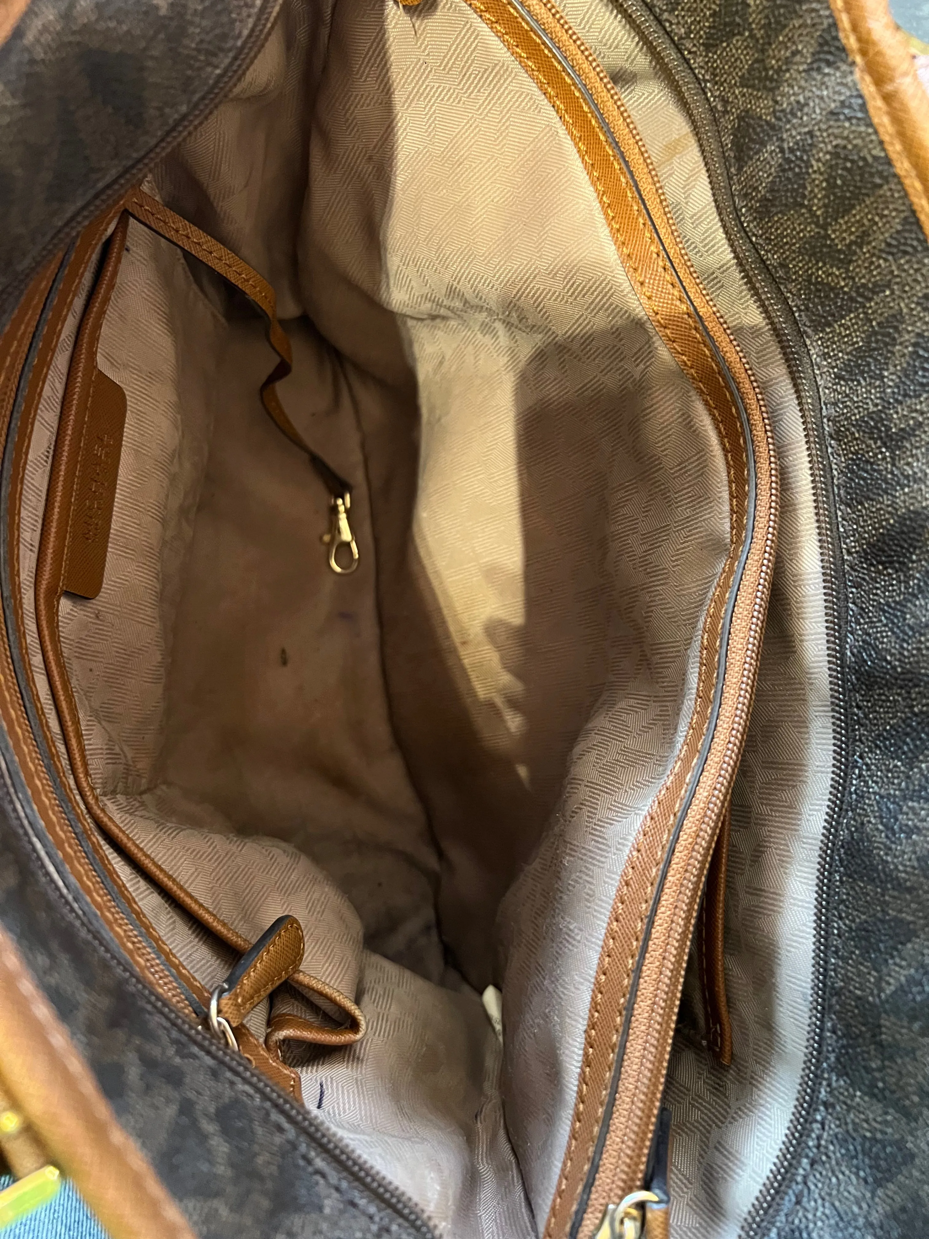 Michael Kors Monogram Canvas Tote