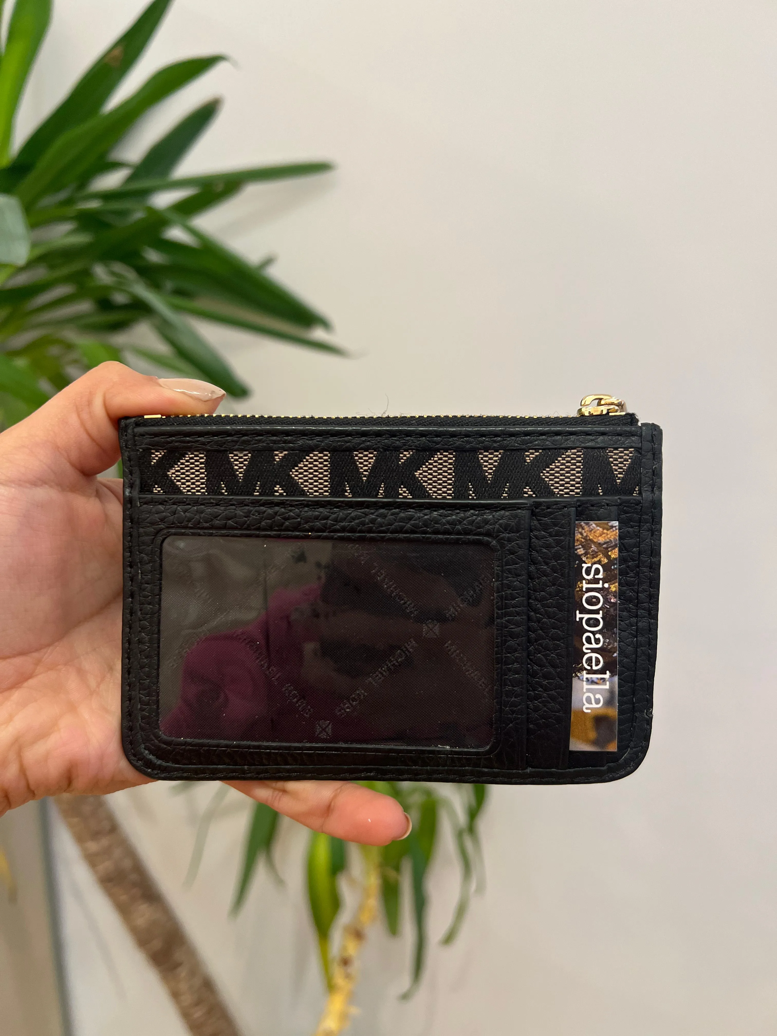 Michael Kors Monogram Canvas Wallet
