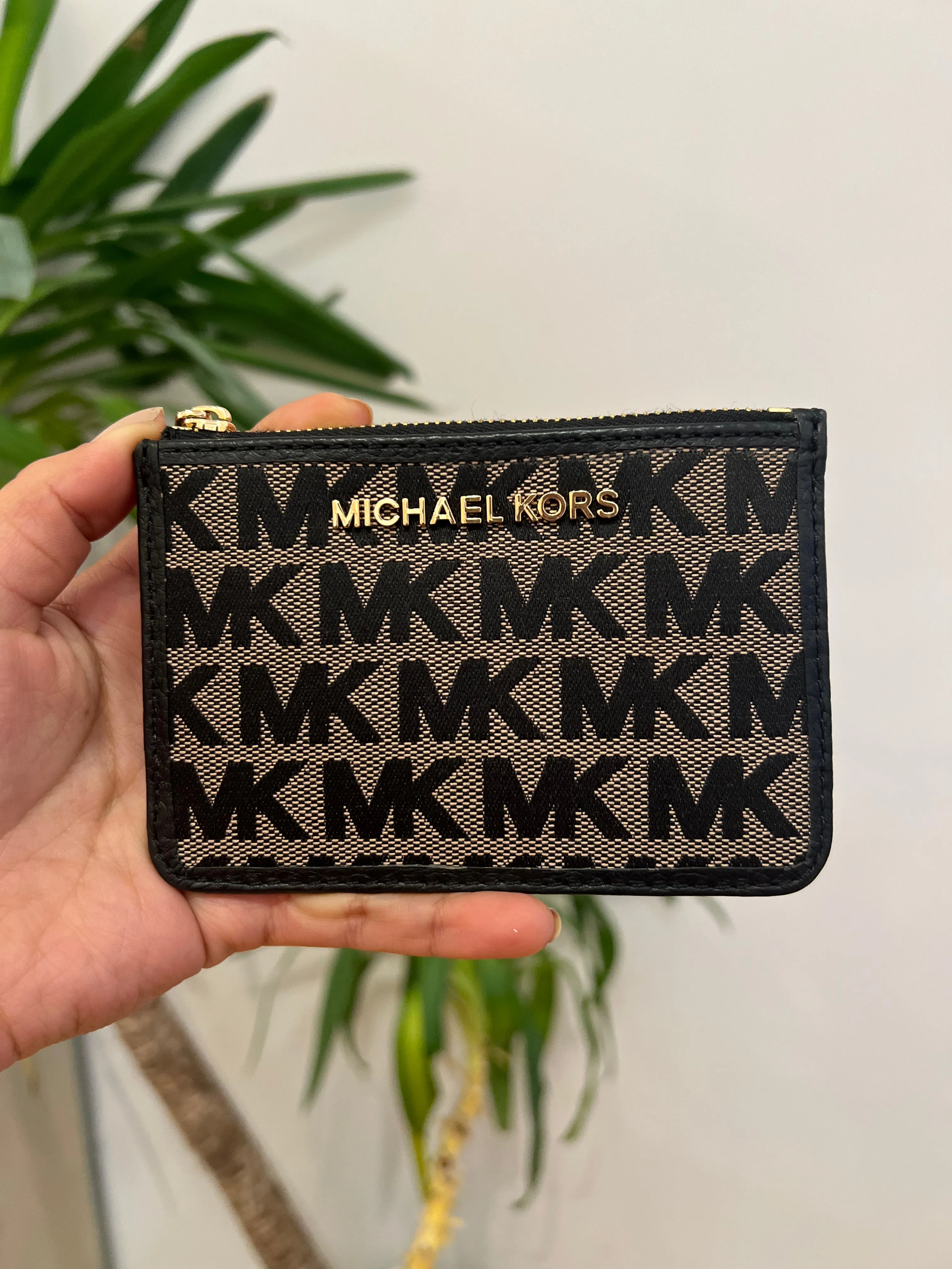 Michael Kors Monogram Canvas Wallet