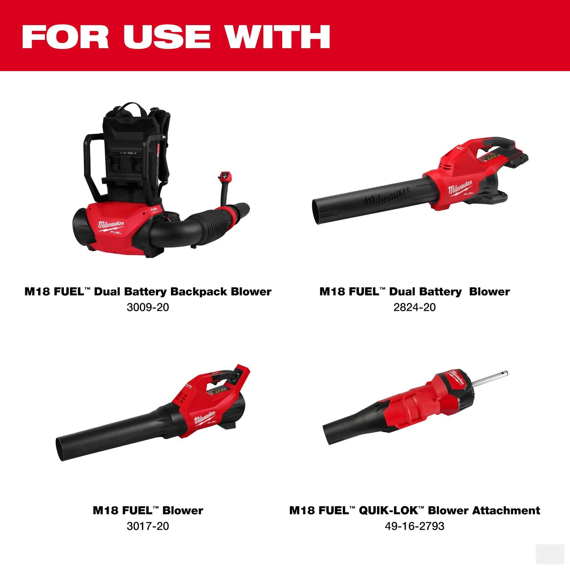 Milwaukee Blower Angled Flare Attachment (49-16-2791)