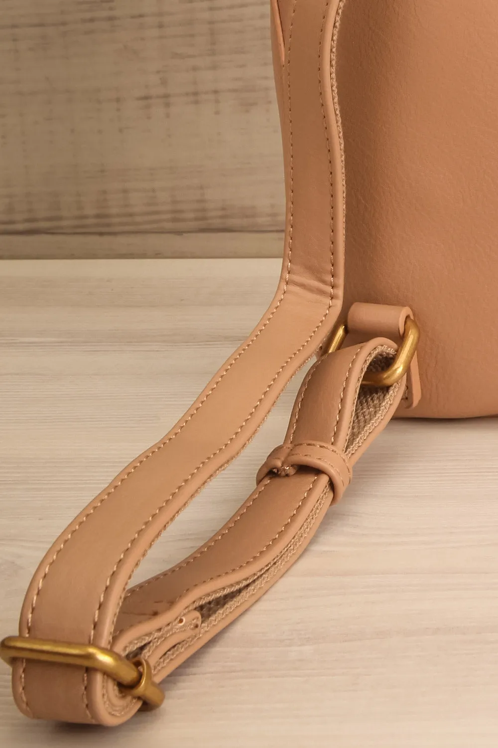 Nyhla Beige | Vegan Leather Backpack