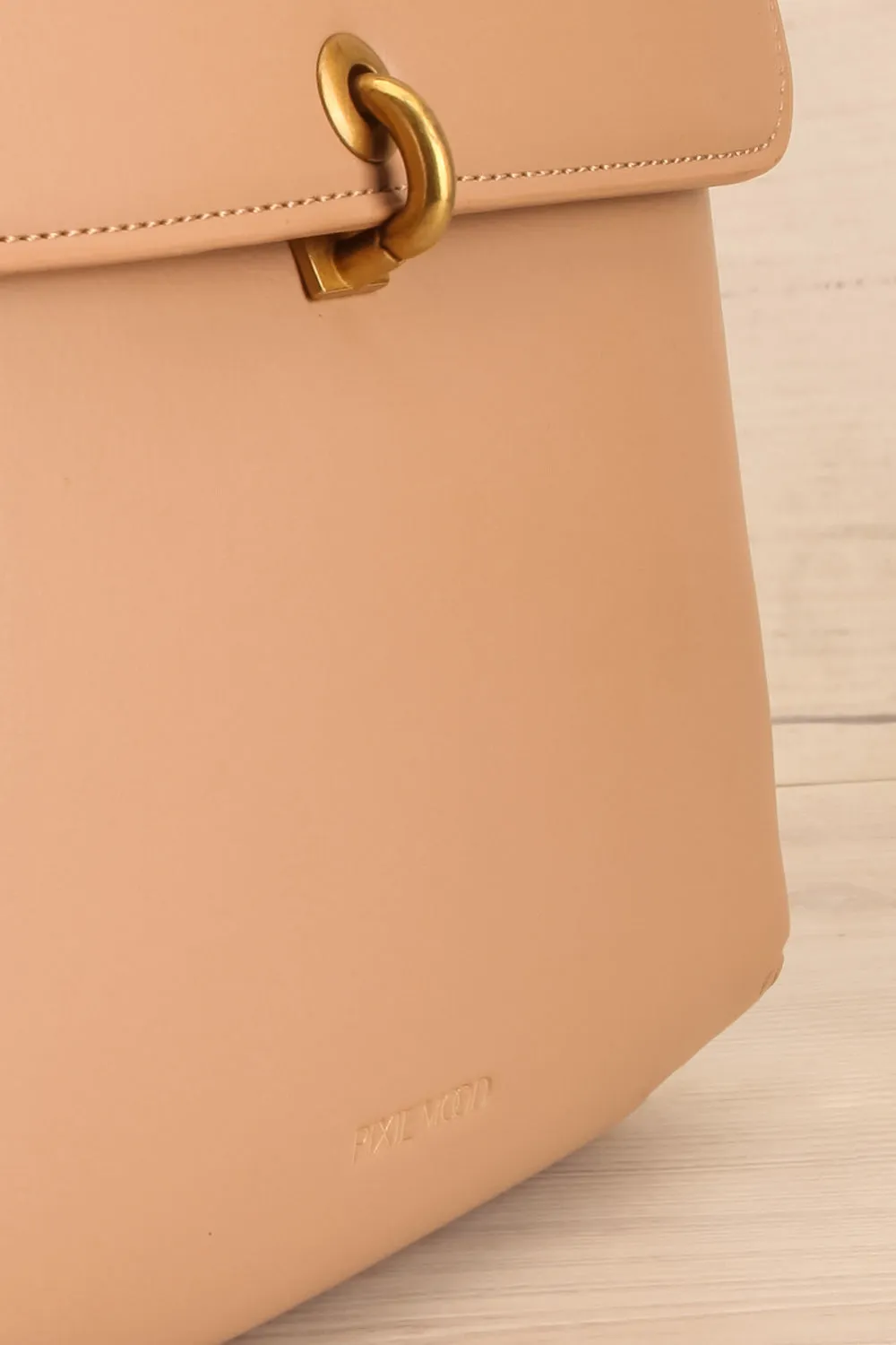 Nyhla Beige | Vegan Leather Backpack