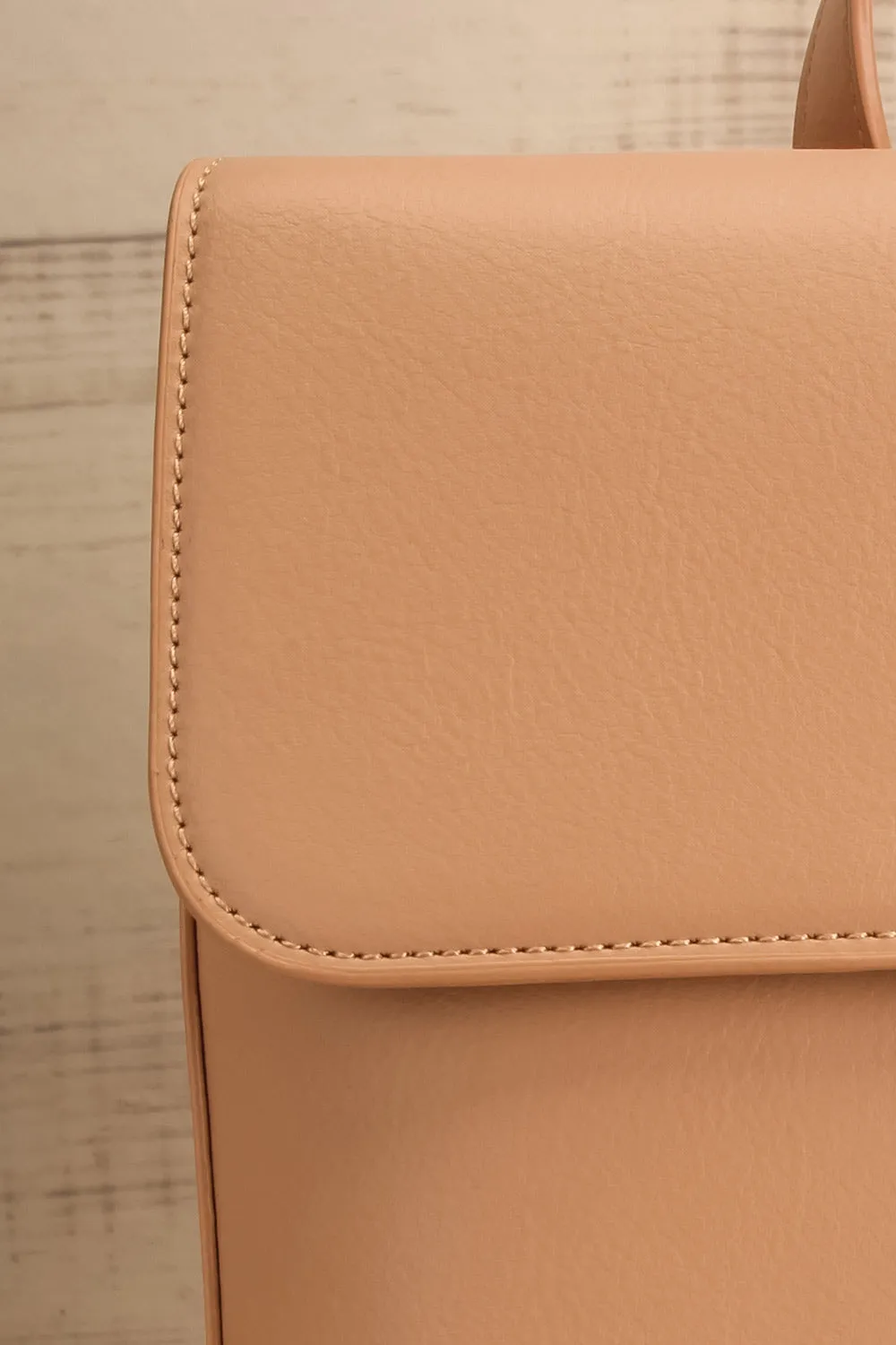 Nyhla Beige | Vegan Leather Backpack