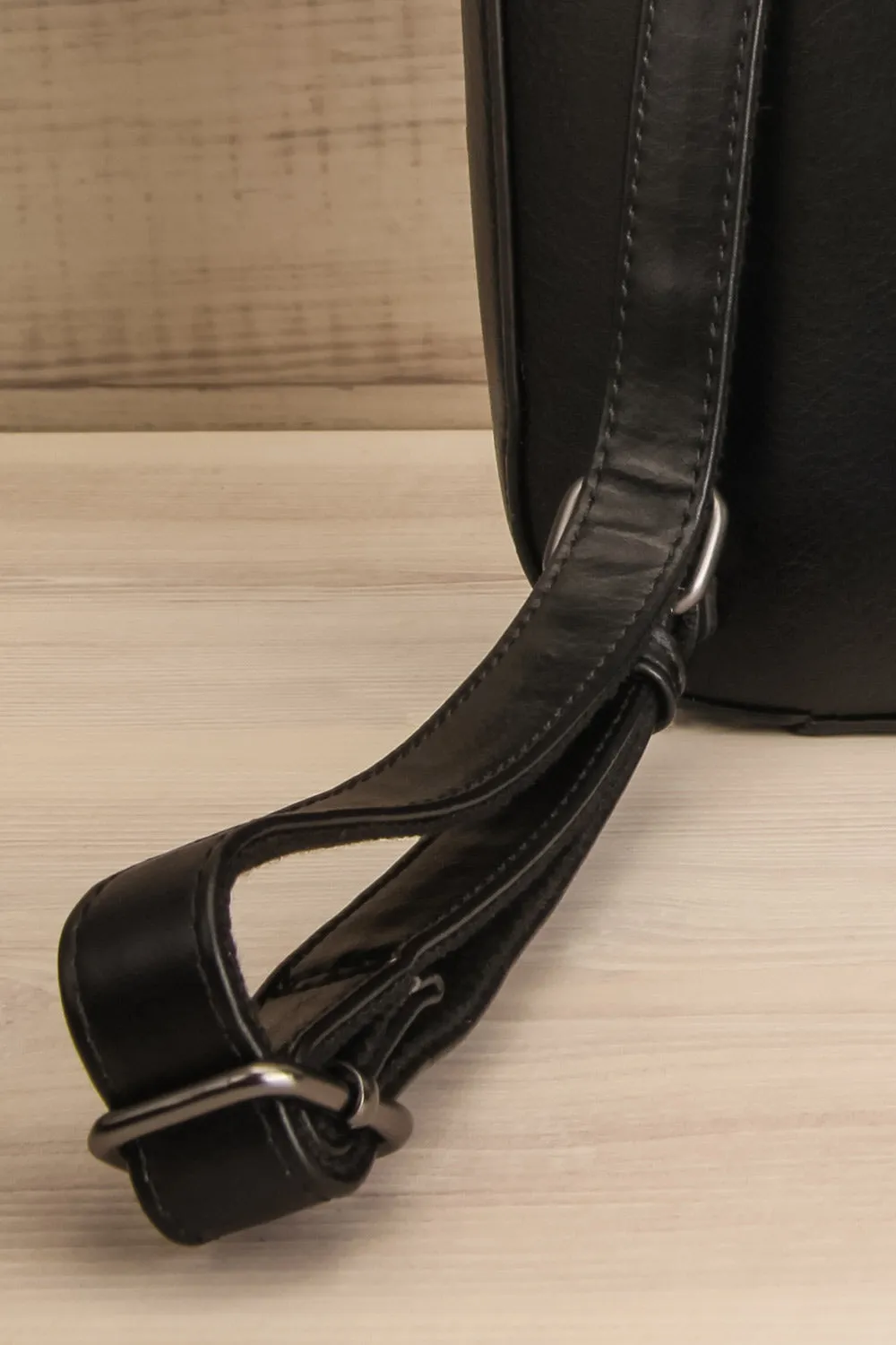 Nyhla Black | Vegan Leather Backpack