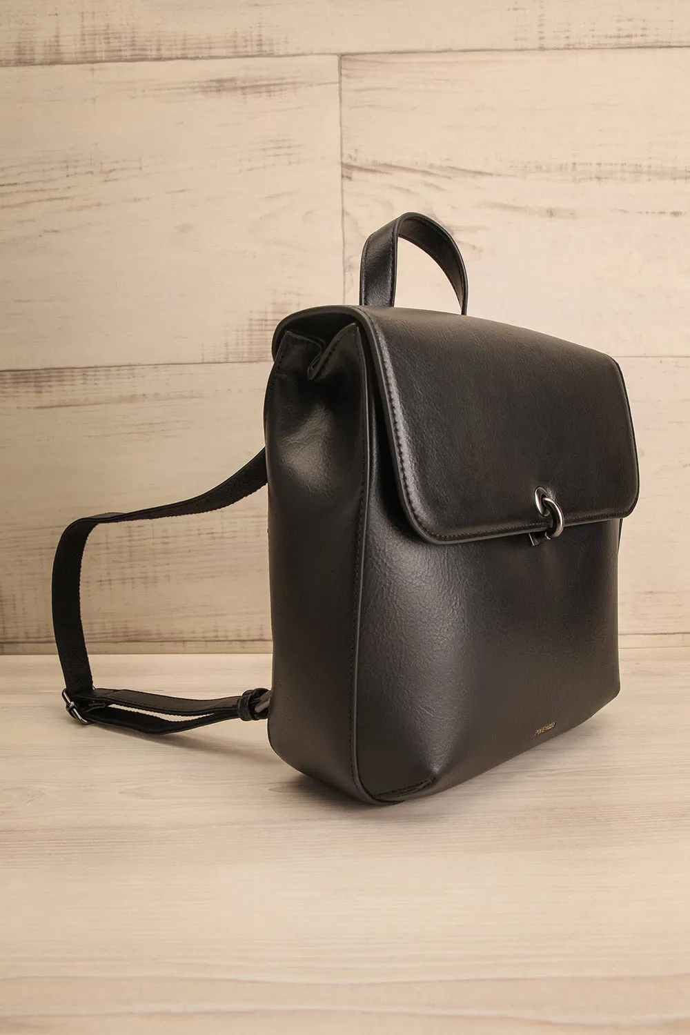 Nyhla Black | Vegan Leather Backpack