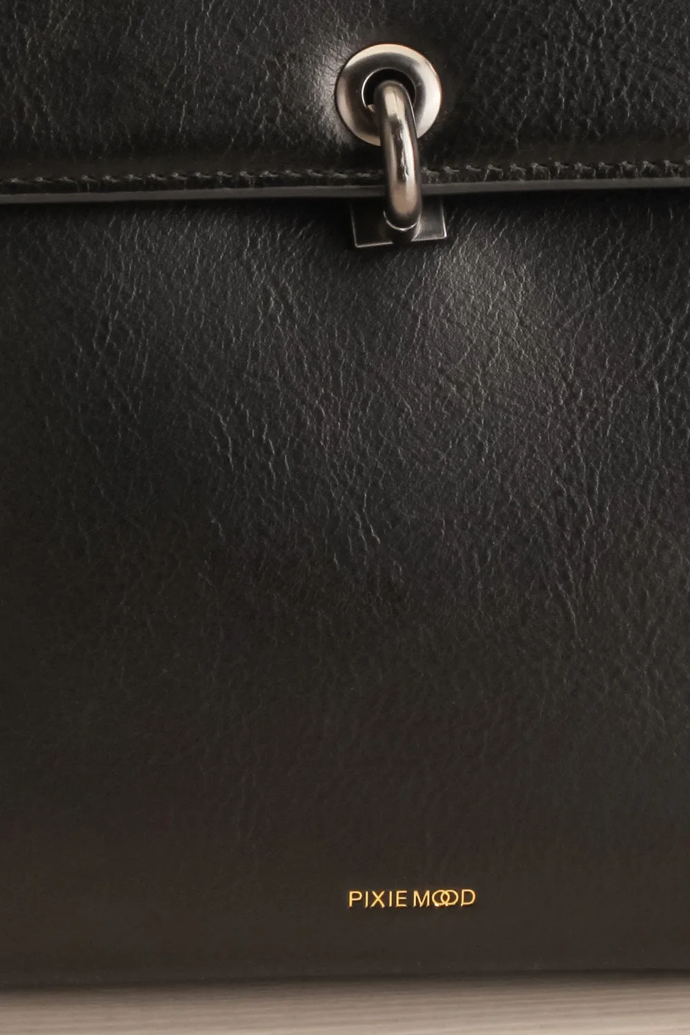 Nyhla Black | Vegan Leather Backpack