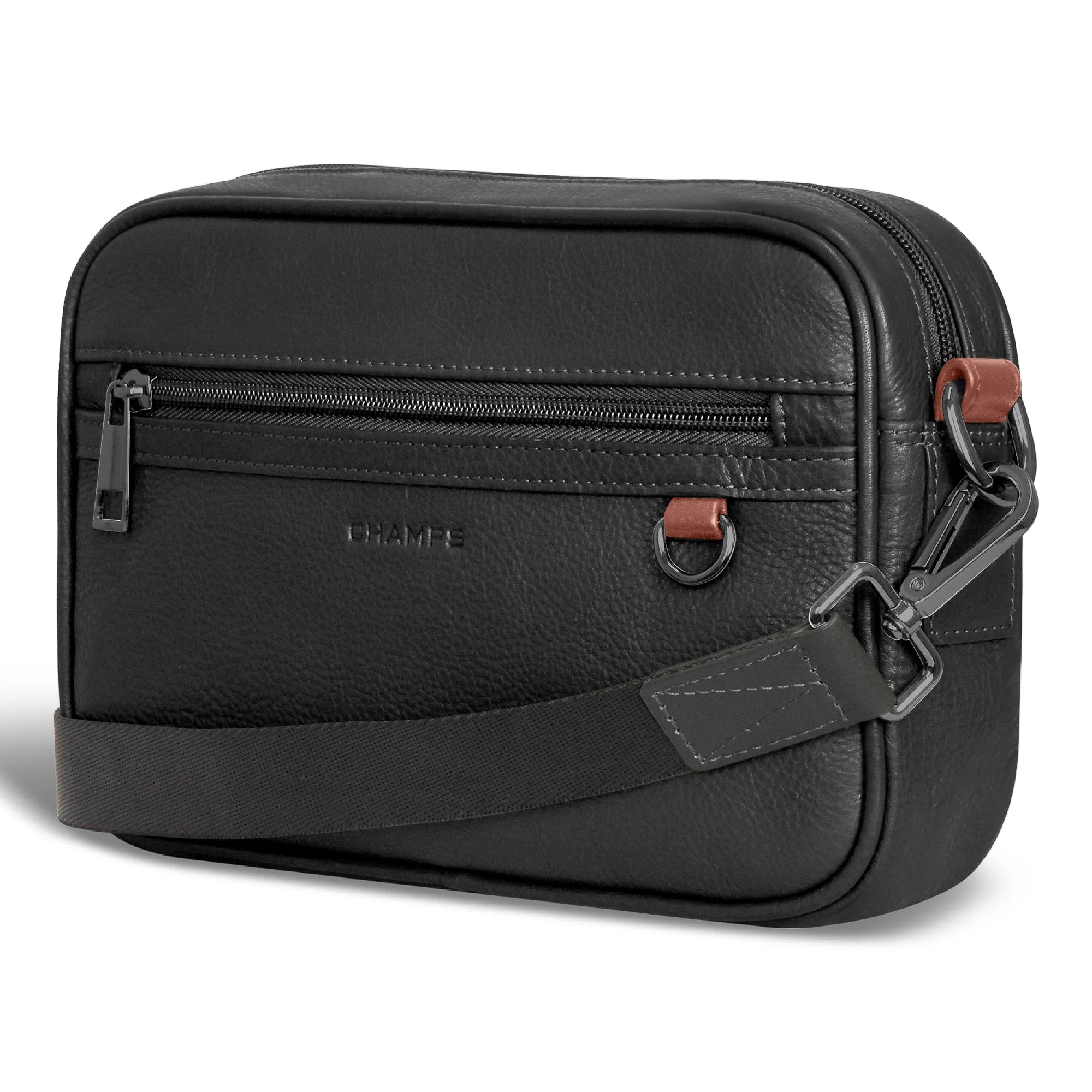 Onyx / Leather Camera Bag *Drop Ship*