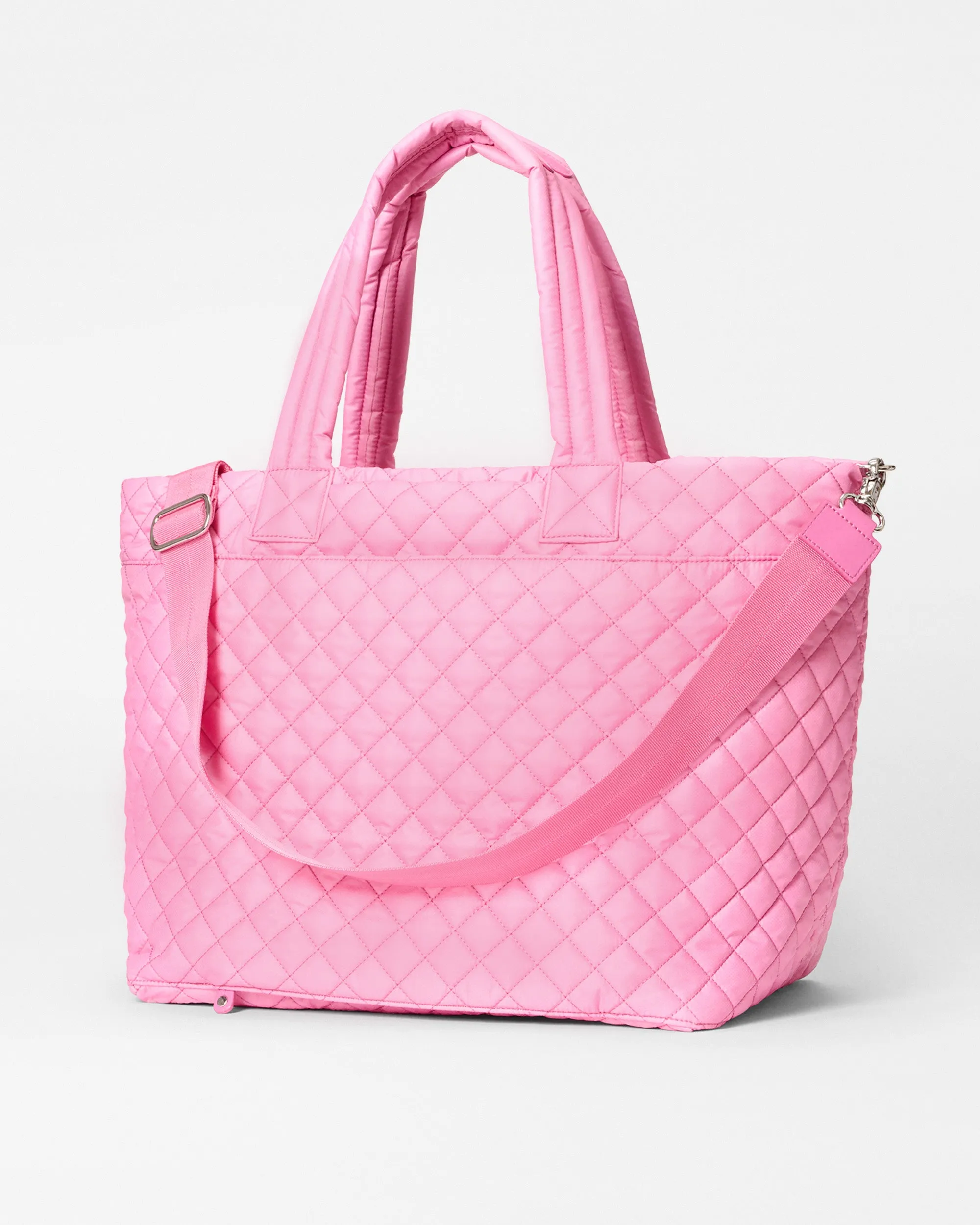 Peony/Magenta on Pink Large Metro Tote Deluxe