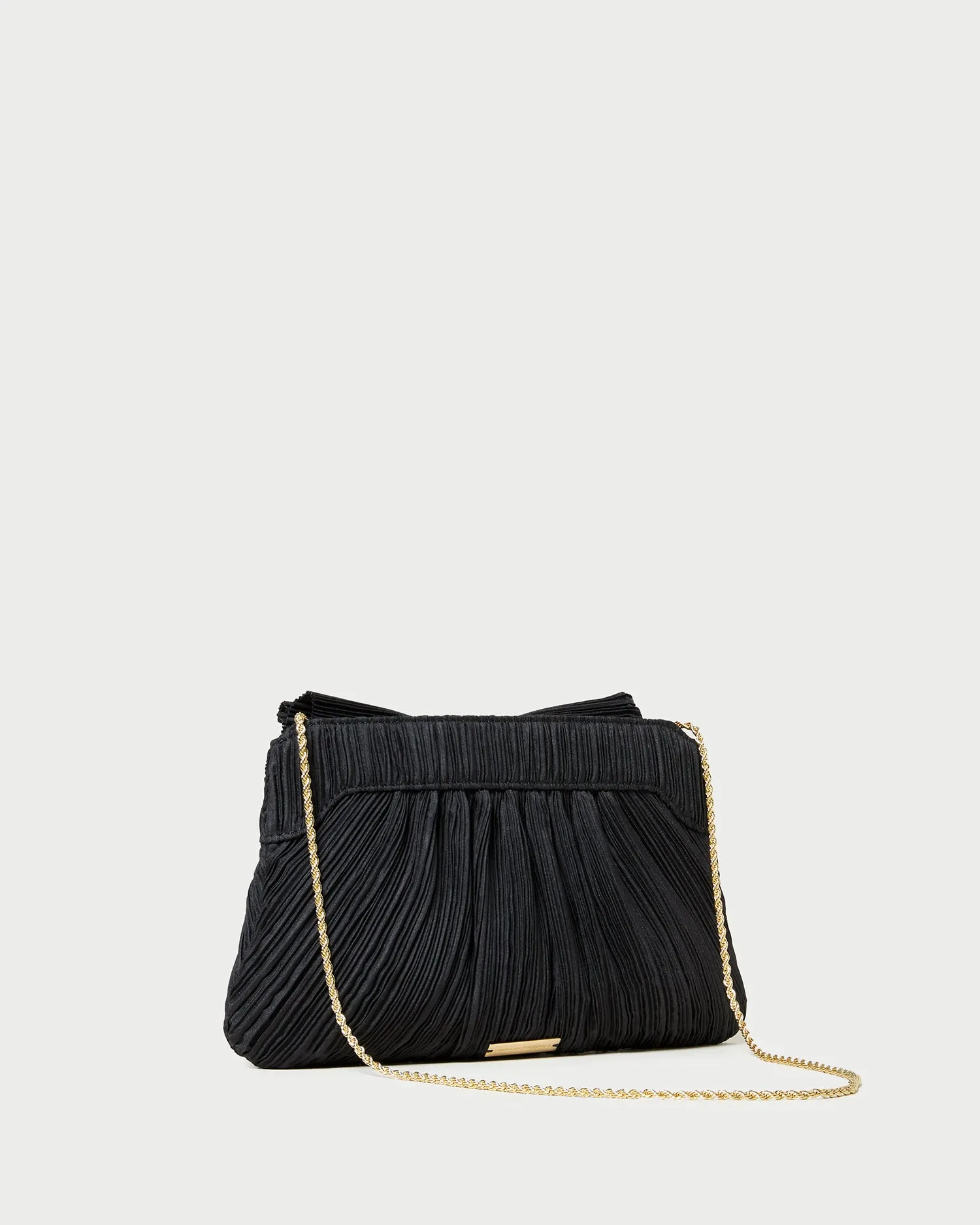 Rayne Black Bow Clutch
