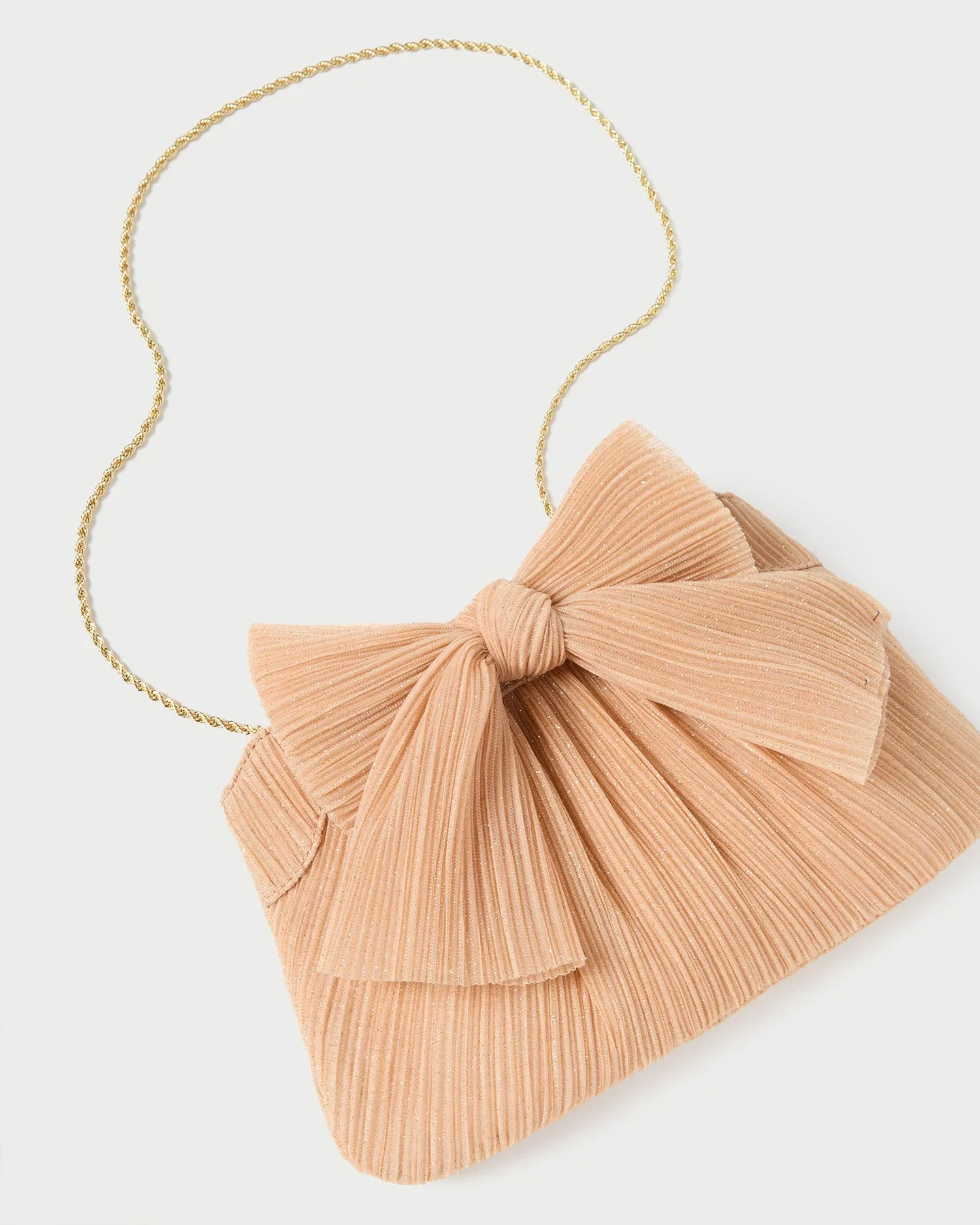 Rayne Glitter Beauty Bow Clutch