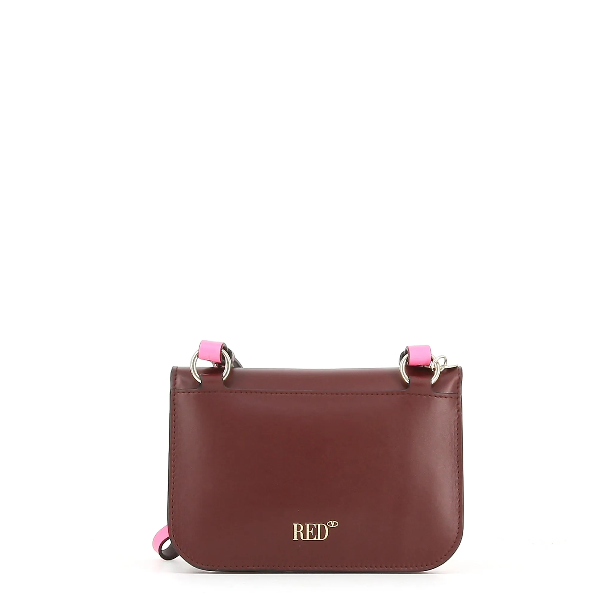 REDValentino Pochette Colour-Blocked Foldover Top Crossbody Bag