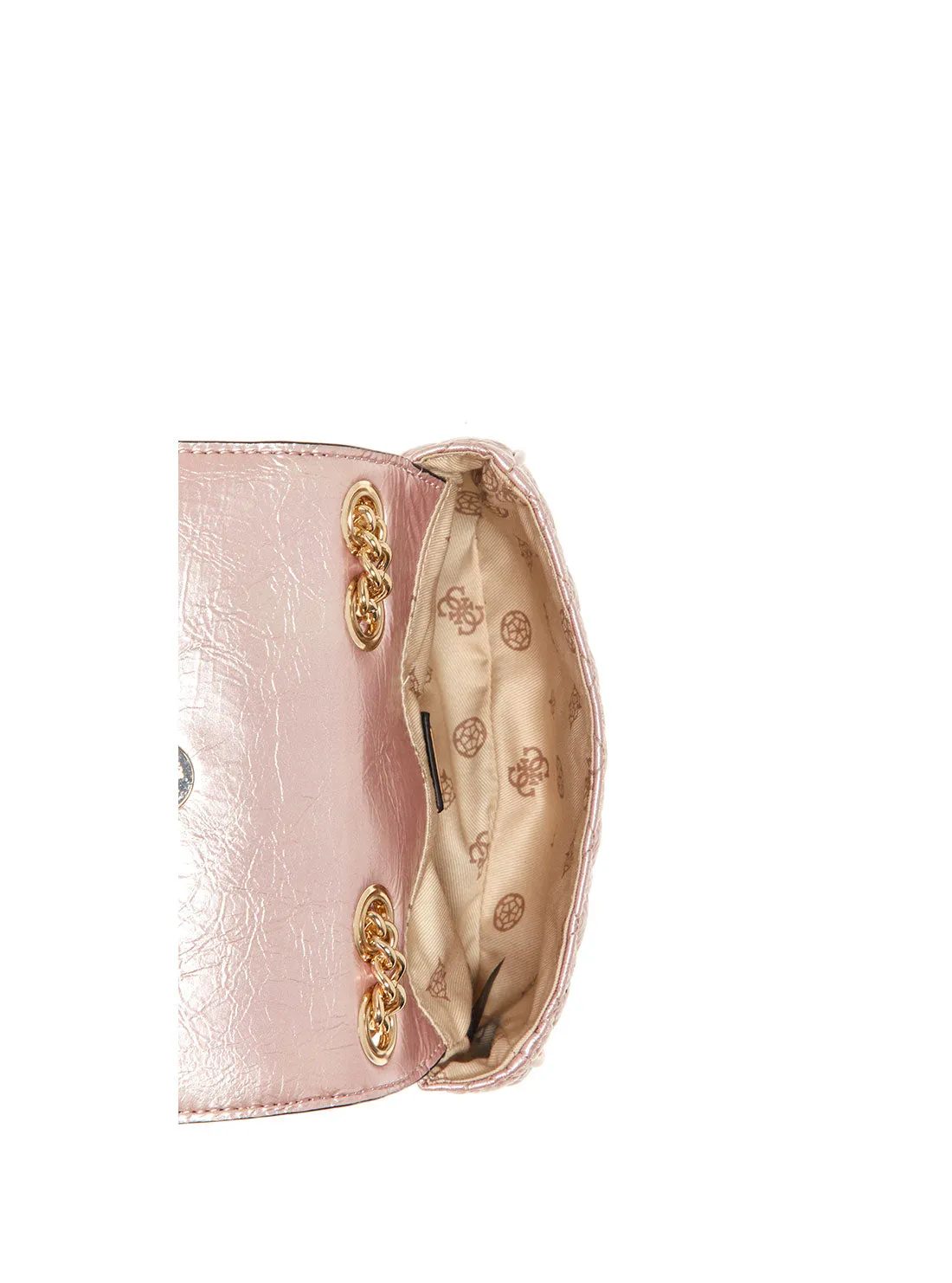Rose Spark Quilted Mini Crossbody Bag