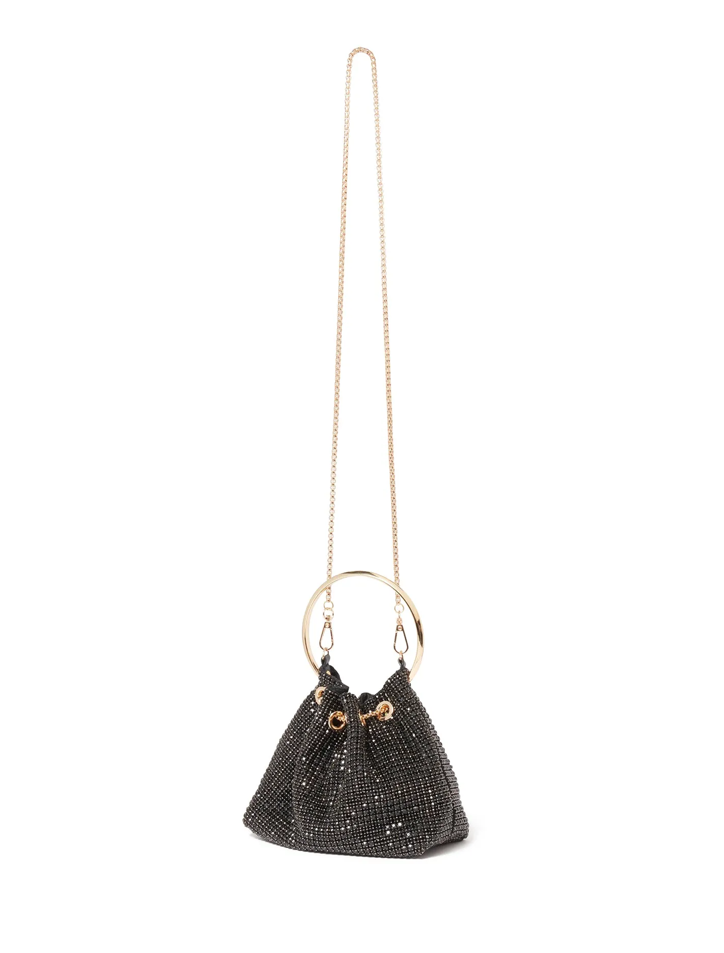 Skylah Sparkle Metal Handle Bag