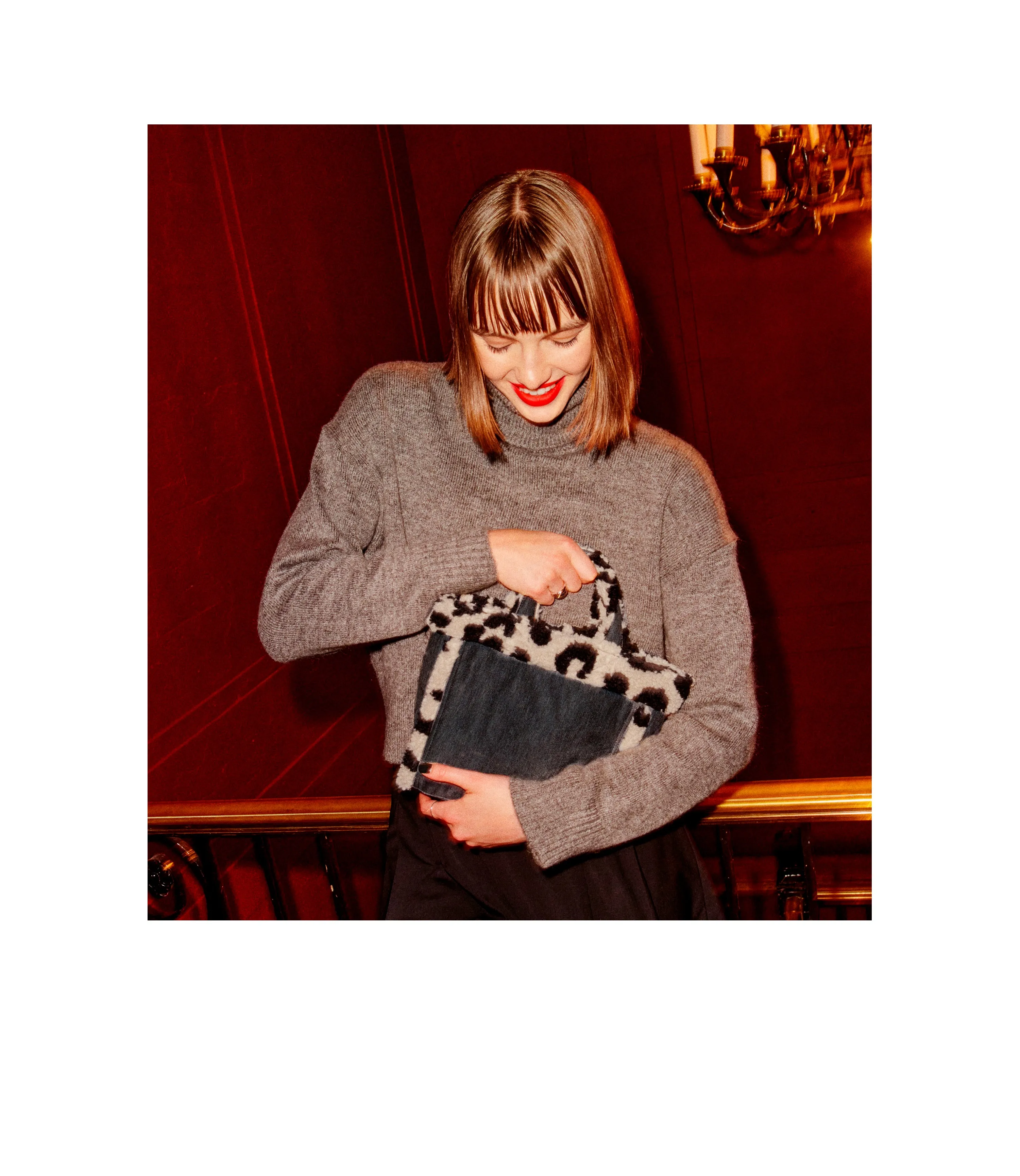 Small Two-Way Denim Tote