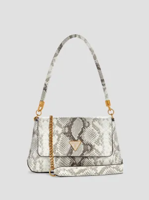 Snake Print Annita Shoulder Bag