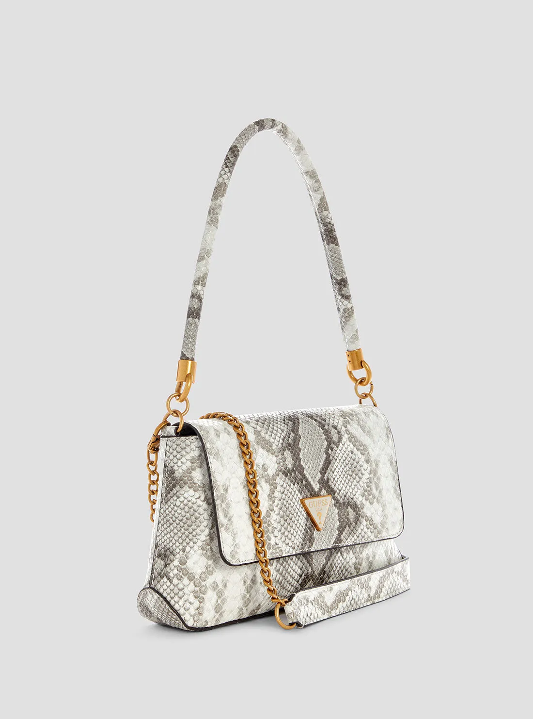 Snake Print Annita Shoulder Bag