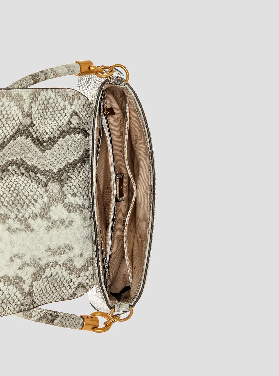 Snake Print Annita Shoulder Bag