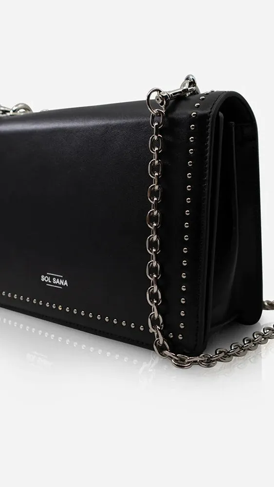 Sol Sana Flap Bag - Black/Silver