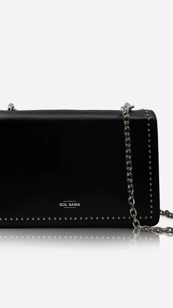 Sol Sana Flap Bag - Black/Silver
