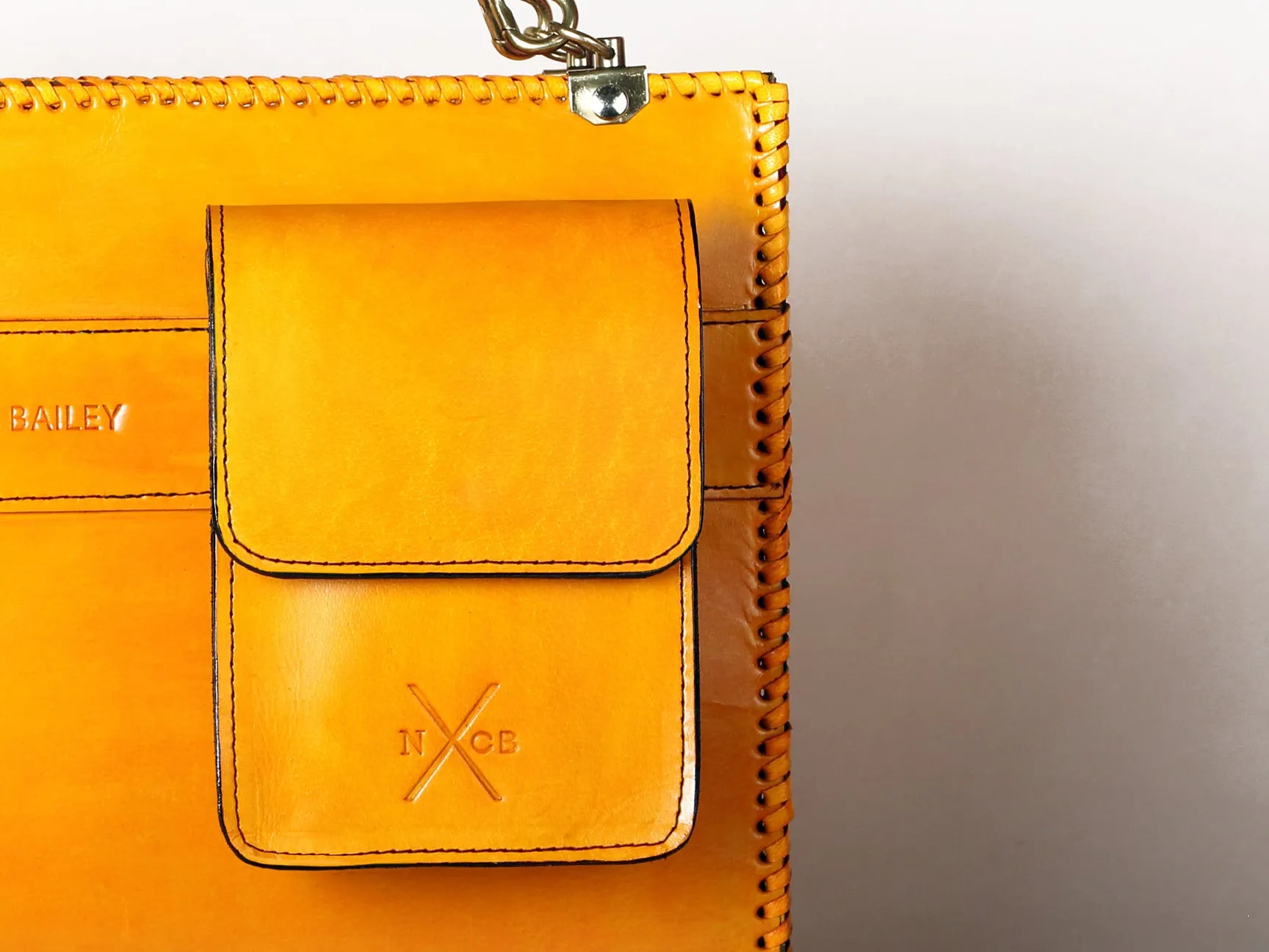 The Bailey Pouch in Mustard