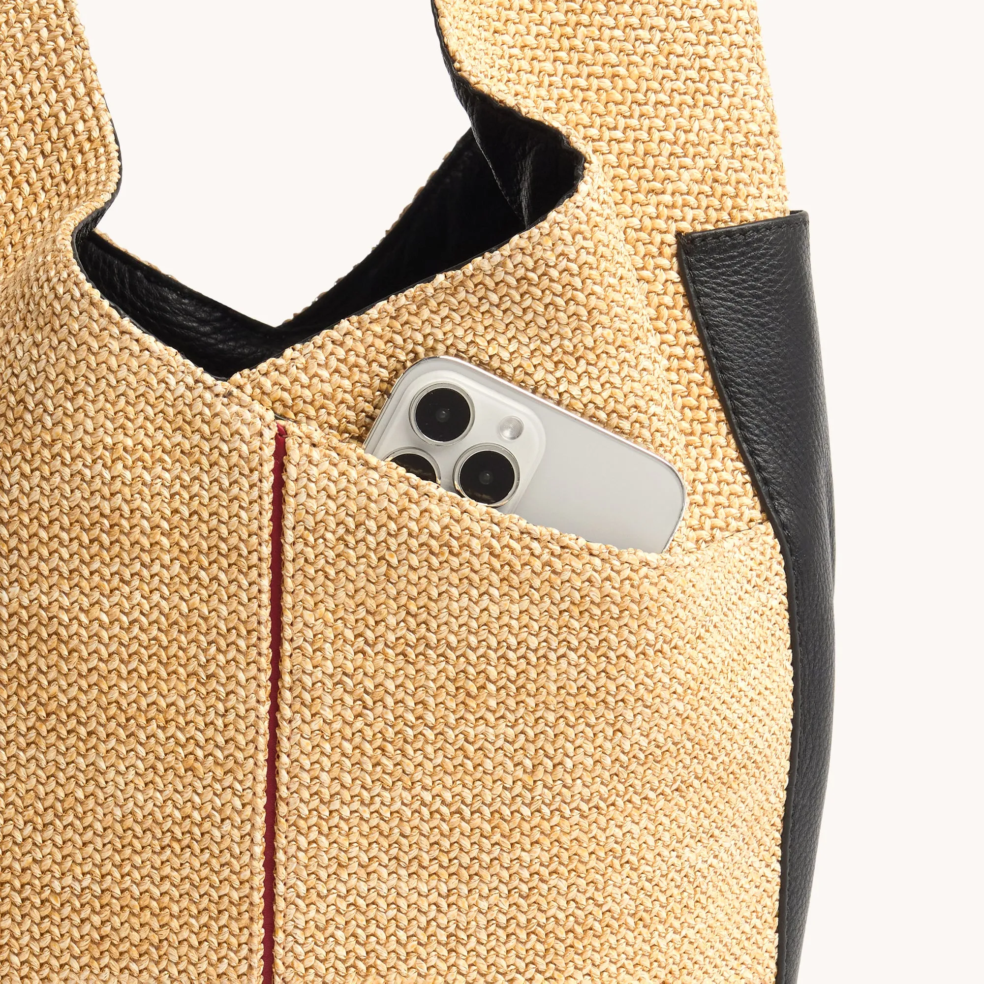 Tom Zip | Chaparral Raffia/Gunmetal | Lrg