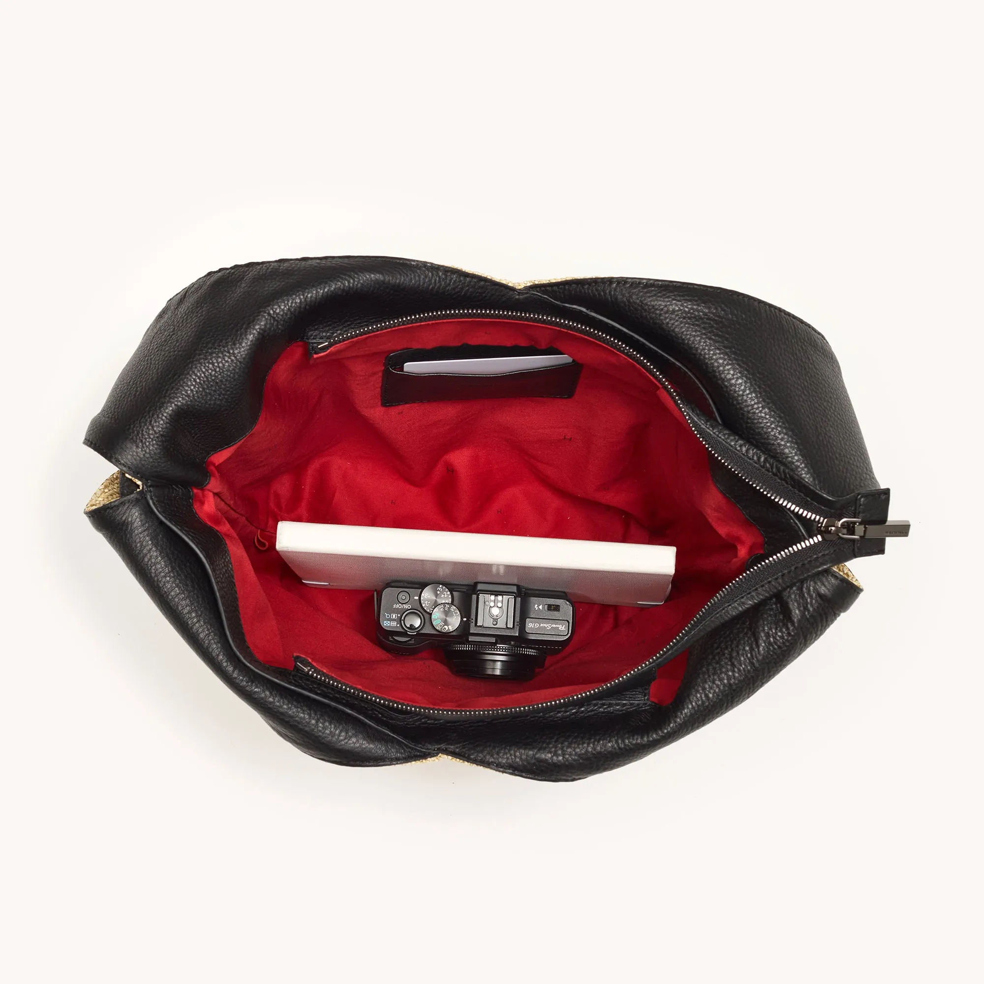 Tom Zip | Chaparral Raffia/Gunmetal | Lrg