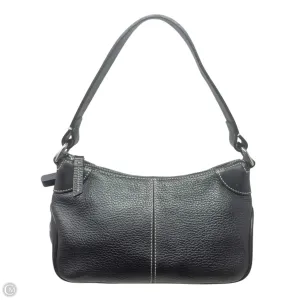 Vintage Mini Hobo Designer By Dooney And Bourke In Black Pebbled Leather, Size: Small