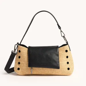 VIP Satchel | Chaparral Raffia/Gunmetal