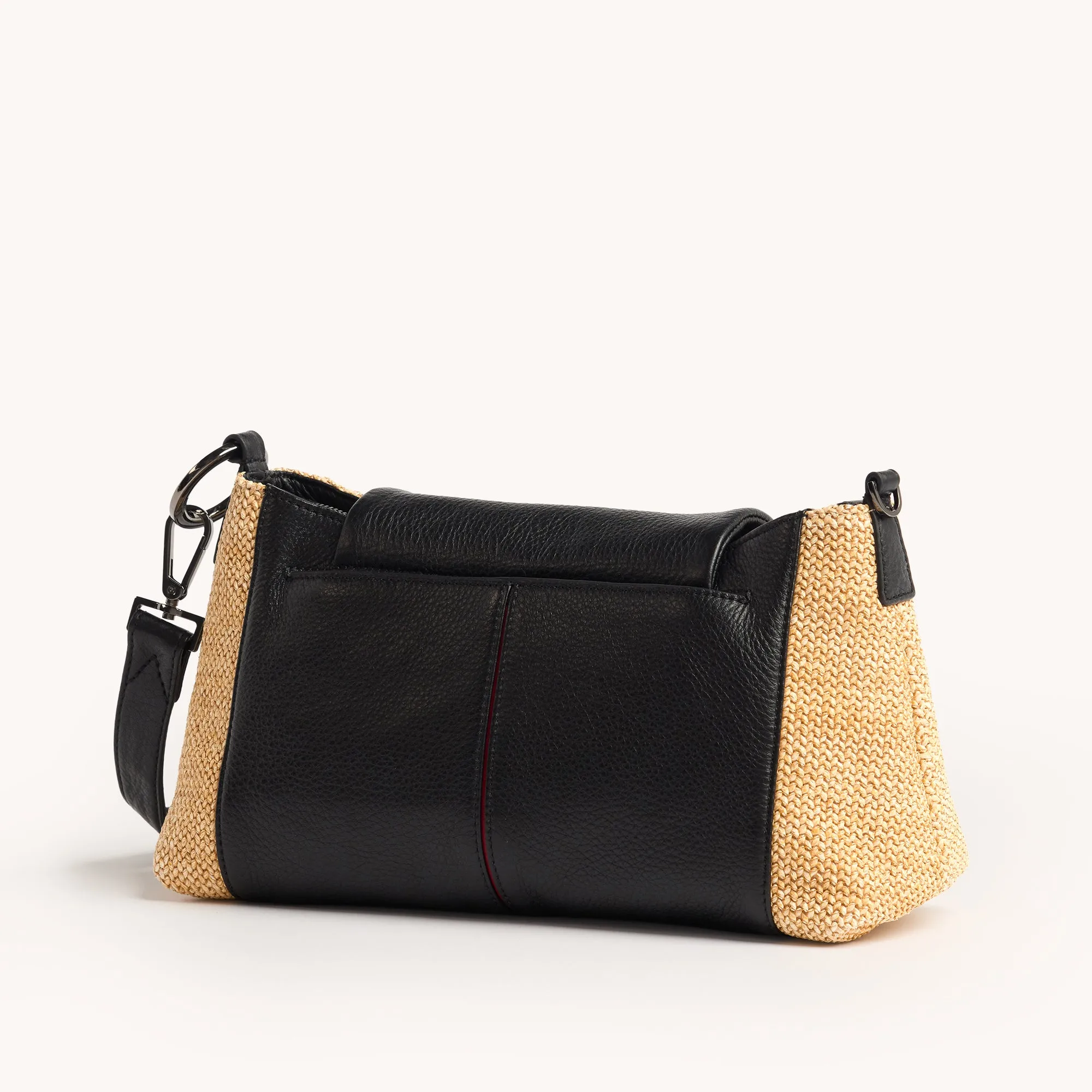 VIP Satchel | Chaparral Raffia/Gunmetal
