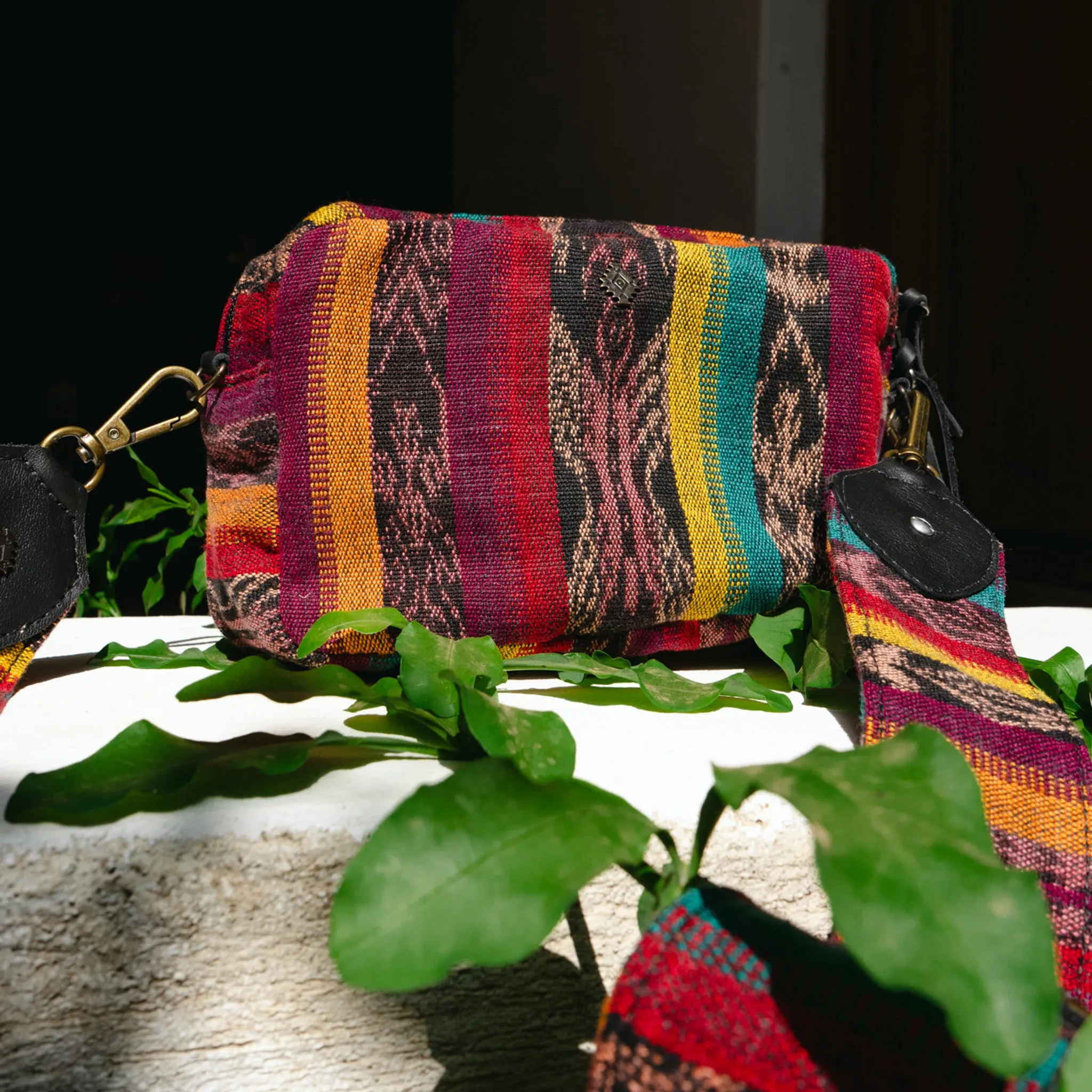 WANDER CROSSBODY BAG   STRAP SET - CORTE - BLACK - NO. 15769