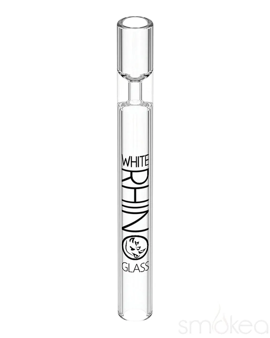 White Rhino Glass Chillum w/ Silicone Cap