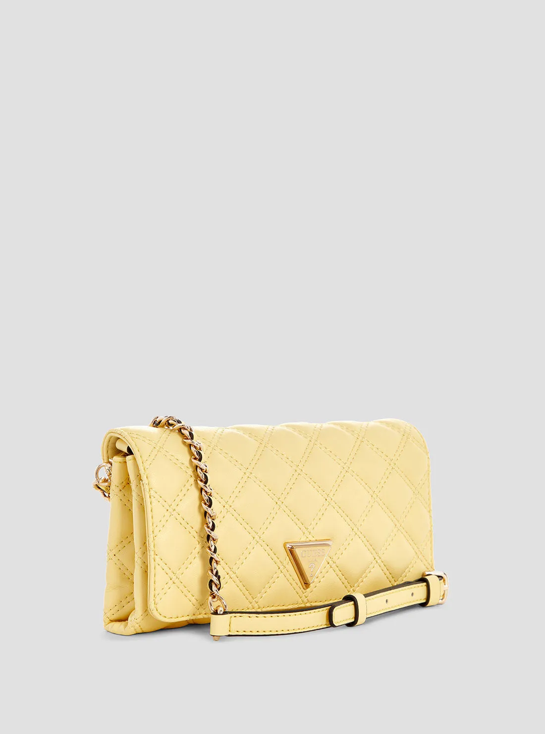 Yellow Giully Crossbody Organiser Bag